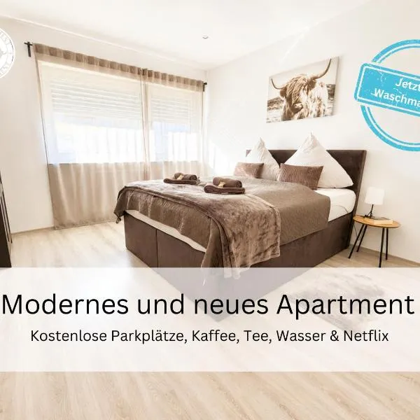 Stierpartment am Pfälzer Wald nähe Outlet Center Zweibrücken – hotel w mieście Pirmasens