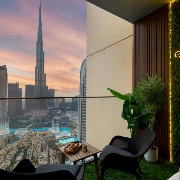 3BR Burj Khalifa View Pool & Gym, hotel a Dubai