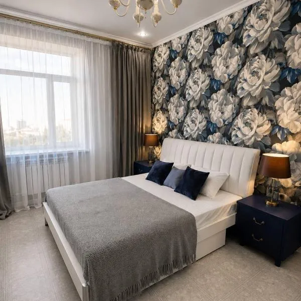 2-х комнатные стильные апартаменты с видом на озеро, hotel en Baljash