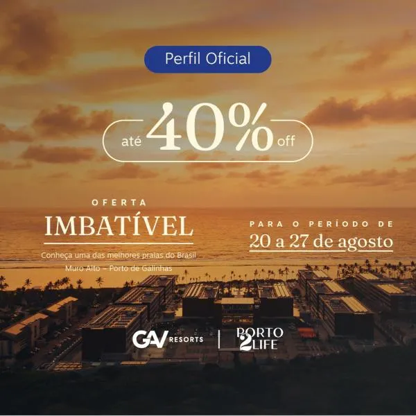 PORTO 2 LIFE GAV Resorts, hotel a Porto de Galinhas