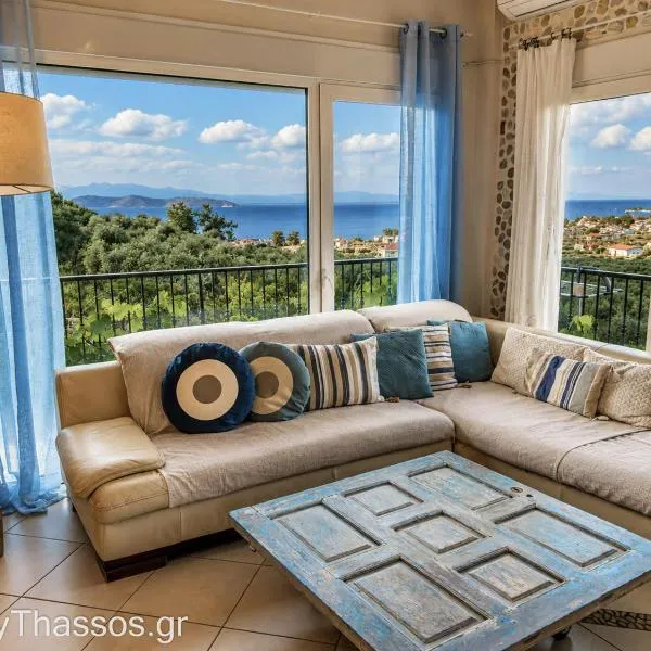 Villa Panoramic Seaview, hotel em Limenas