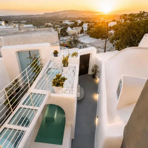 Noir Cave Villa - Private Jacuzzi & Sunset Terrace, отель в Пиргосе