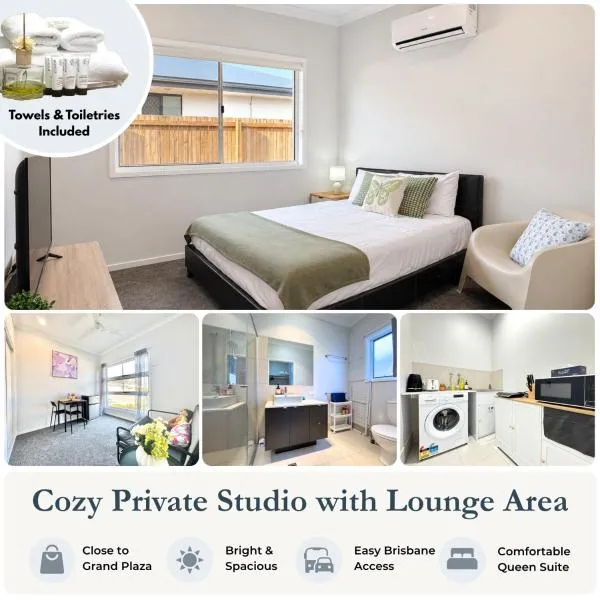 Hillcrest Retreat - Cozy Studio with Private Entry, hotel i Boronia Heights