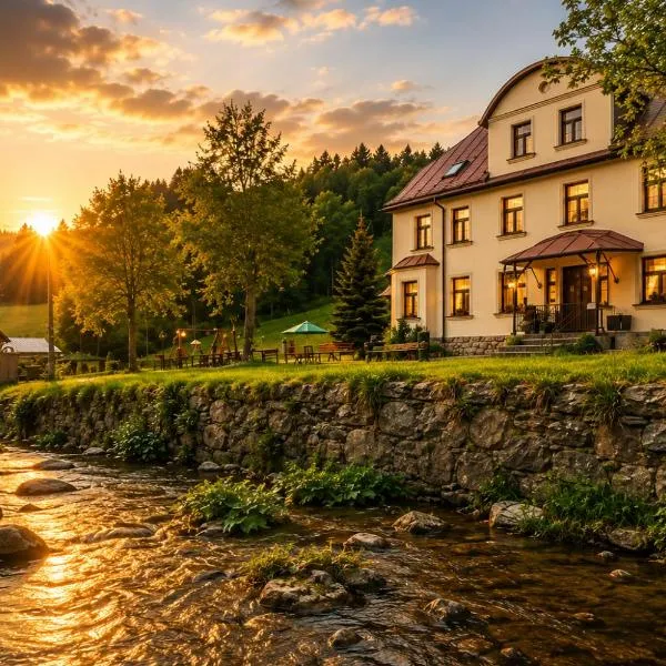 Bouda Morava - snídaně v ceně - klidné Krkonoše, hotel in Dolni Dvur