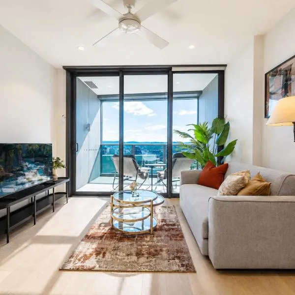 Viesnīca 1BR apt in Queen's Wharf Lv 29 with sofa bed and Carpark Brisbenā