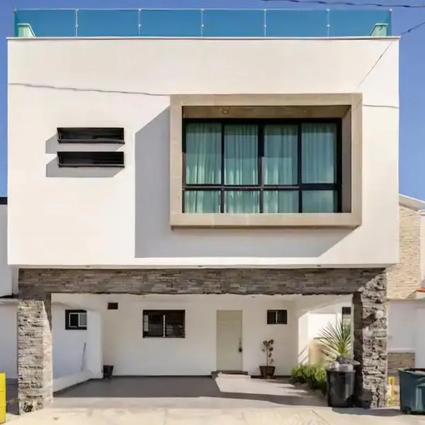 Casa en Apodaca Fracc Privado WiFi Alta Velocidad 6PPL a 10 min del Aeropuerto, hotel Monterreyben