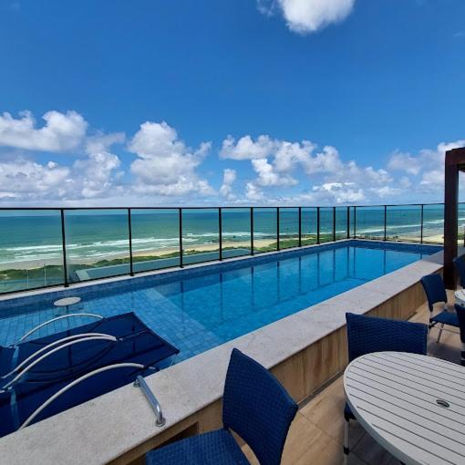 Studio a 150m da praia em Salvador Piscina com Vista do Mar - Foto 4