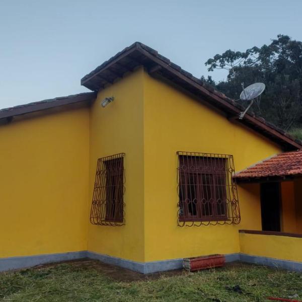 Fazenda vista soberba casa amarela