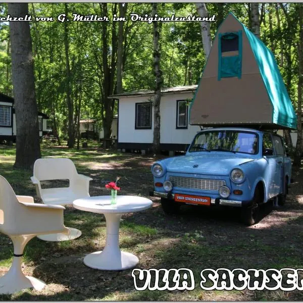KULT TRABANT "Villa Sachsenruh" direkt am Strand, hotel v destinácii Dranske