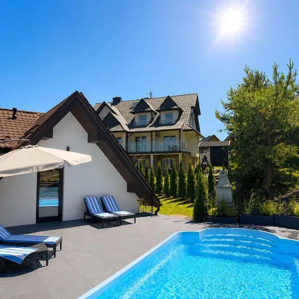 Mergen Bike & Ski Resort- basen, sauna, jacuzzi, hotelli kohteessa Niedzica Zamek
