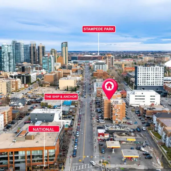 Stay Calgary Heart, Free Parking & WiFi，位于卡尔加里的酒店