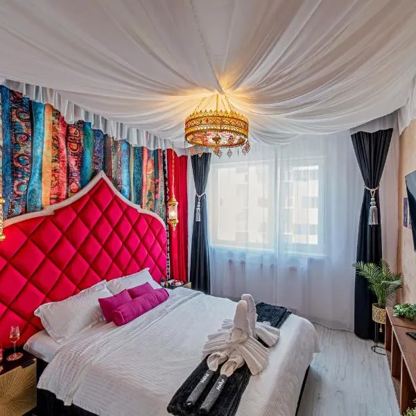 Arabian Nights Suite Romantic Moroccan Escape, отель в городе Roşu
