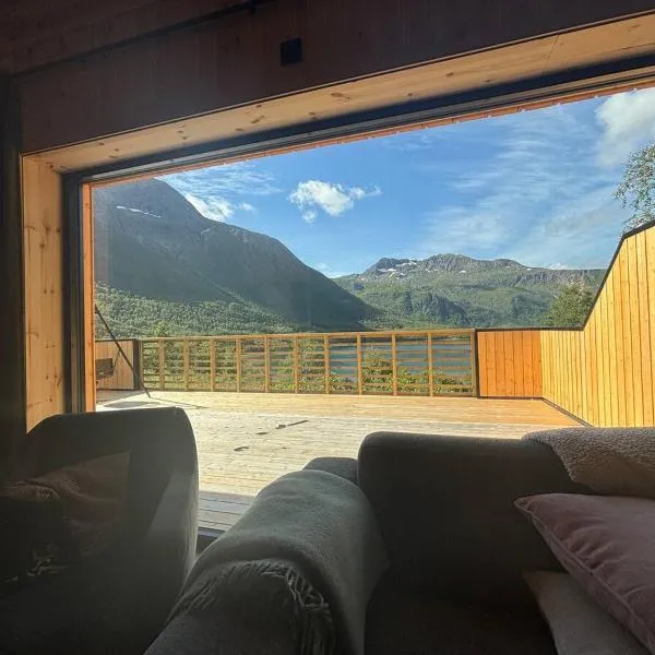 Cabin with PANORAMA View Sigerfjord Vesterålen, hotell i Sortland
