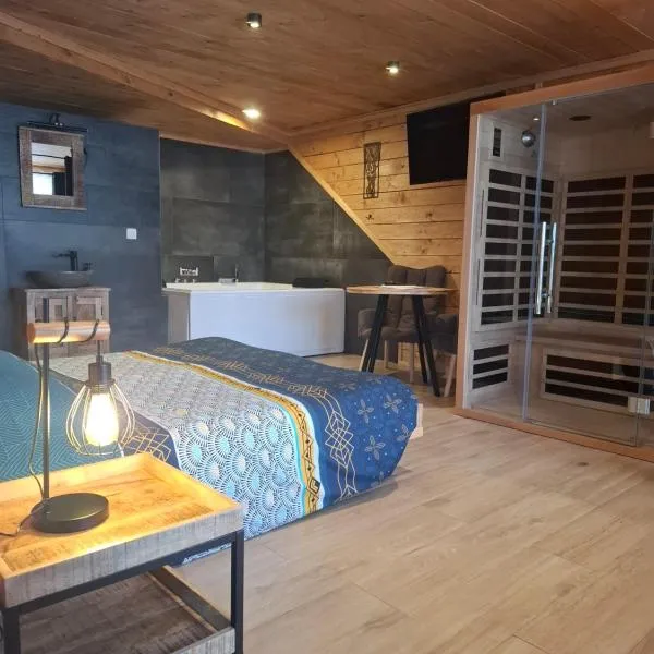 Chambre spa eden, hotel in Sainte-Ode
