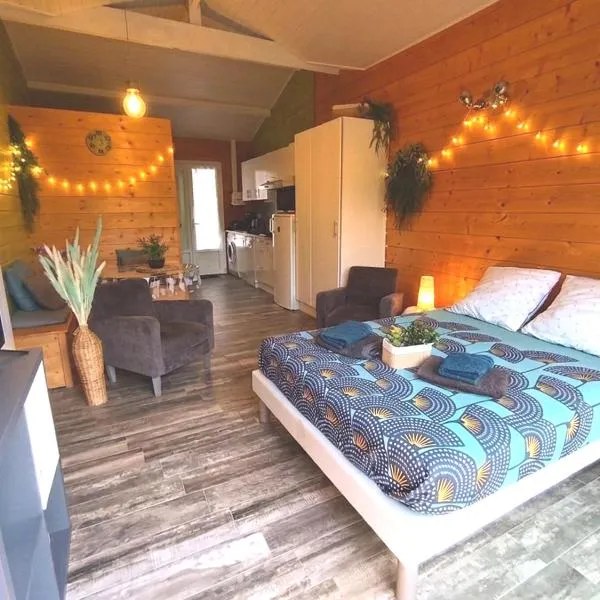 Gîte 2 pers avec jardin entre Bordeaux & Lacanau Océan, hotel i Brach