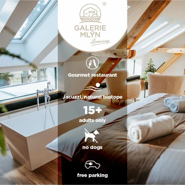 Galerie mlýn Žeraviny, khách sạn ở Žeraviny