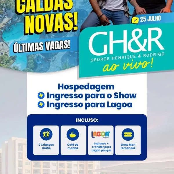 Atrium Thermas - OFICIAL, hotel en Caldas Novas