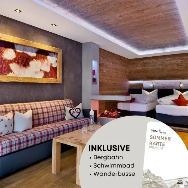 PETE Alpine Boutique Hotel - klein und fein - Private SPA Suiten und Zimmer, hotel u Sankt Anton am Arlbergu