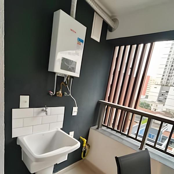 Studio Moderno cama king, academia e piscina (312) - Foto 3
