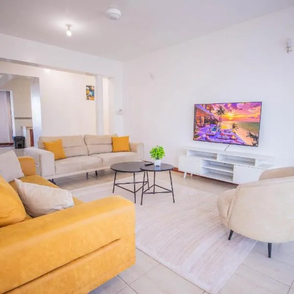 Cozy 3BR Seaview Pentahouse in Nyali, Mombasa, hotel i Frere Town
