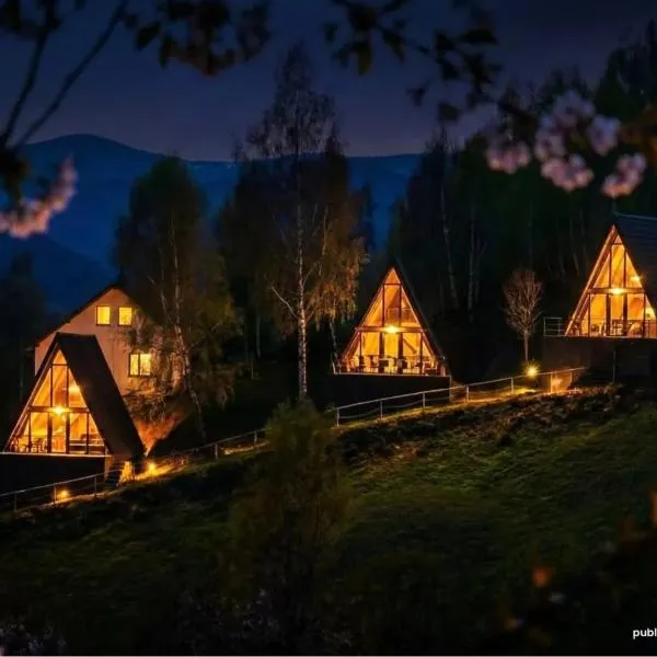 A-frame Muchia Scortii, hotel di Simon