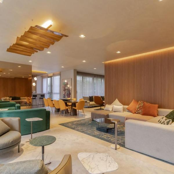 Studio com Piscina e Academia a 210 m do Metro