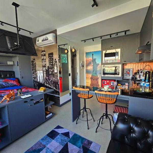 JP Redenção Studio Manhattan com Piscina e Garagem