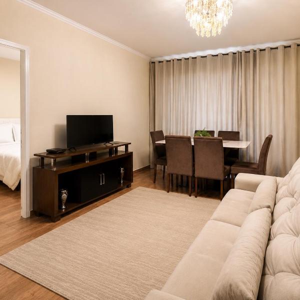 Apartamento Amplo e confortável no Centro de Águas de Lindóia