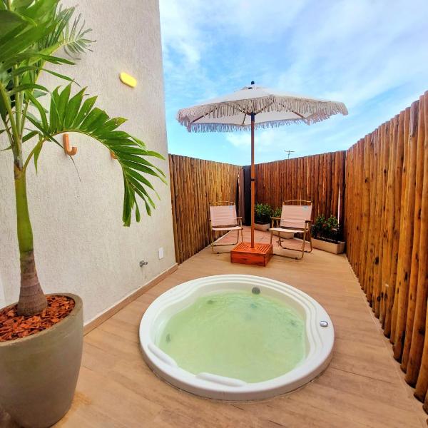 Flat Romântico- Jacuzzi Privativa- Dona Tita- Praia dos Carneiros - Foto 2