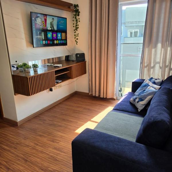 808 Moderno,TV QLED, Wi-Fi 500MB, Garagem e Portaria 24h