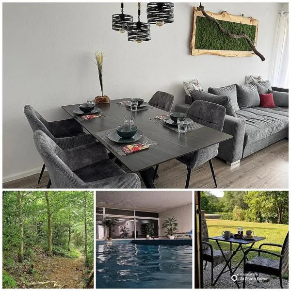 Apartment SAM modern mit Pool, Sauna und Parkplatz, hotel i Unterkirnach