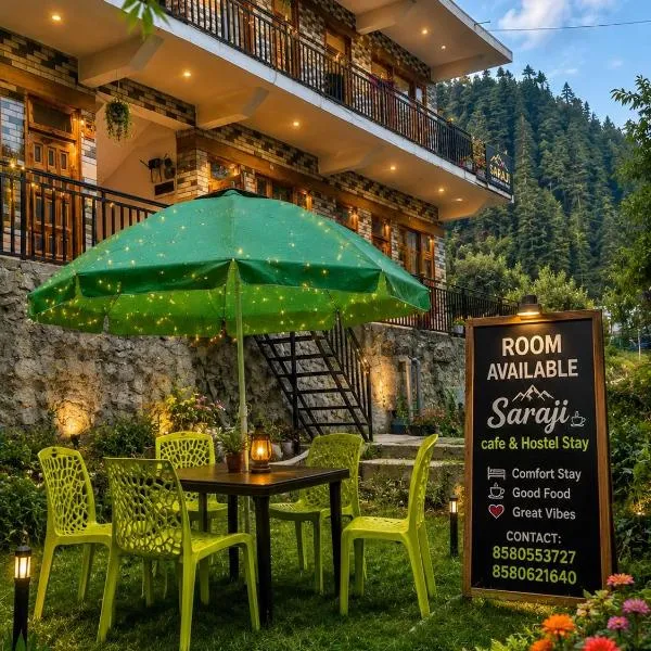 Sharaji Caffe & Hostel Jibhi, ξενοδοχείο σε Banjār