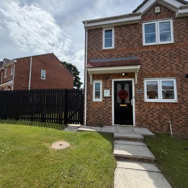 The Woodlands 3bed 2bath 4 mile Durham City, hotell i Langley Park