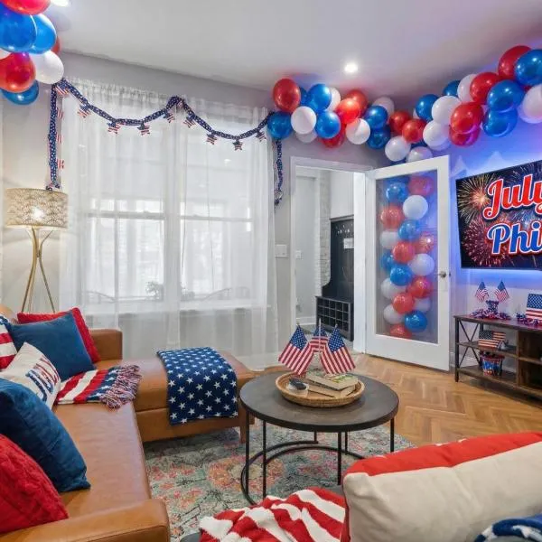 Spacious 3BR Near Art Museum Patio Gameroom, hotel in Philadelphia