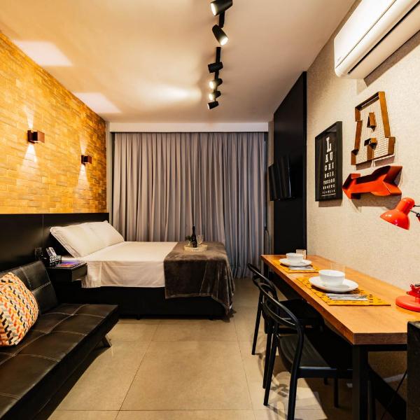 Lindo apartamento frente para praia, Wi-Fi