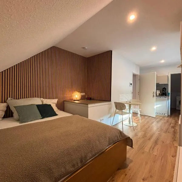 Klimatisiertes Appartement mitten im Herz von Nieder-Olm: Nieder-Olm şehrinde bir otel