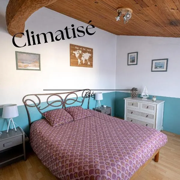 50m de confort, calme et clim, proche de roche'fort, hotel in Saint-Germain-de-Marencennes