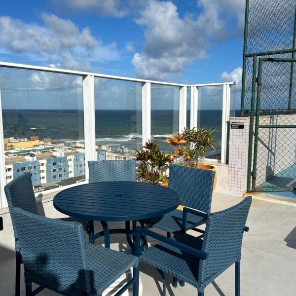 Top Amaralina, piscina, vista mar, praia, localização, conforto, ao lado da Pituba e Rio Vermelho, o melhor lugar - Foto 5