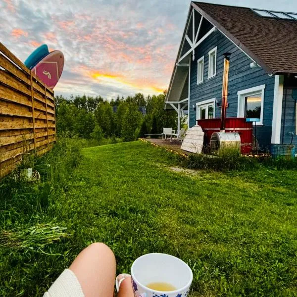 Czaplowisko - skandynawskie domy na Kaszubach, hotel di Stare Czaple