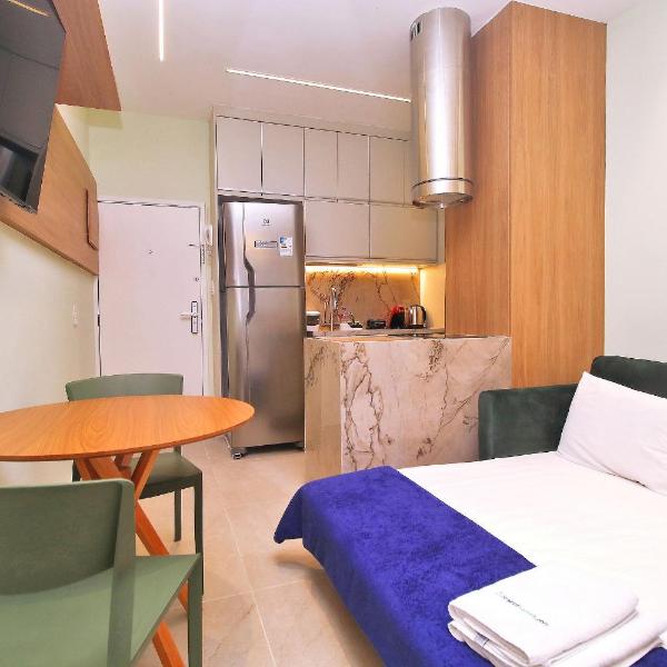 Studio moderno a poucos passos da praia em Copacabana - Foto 4