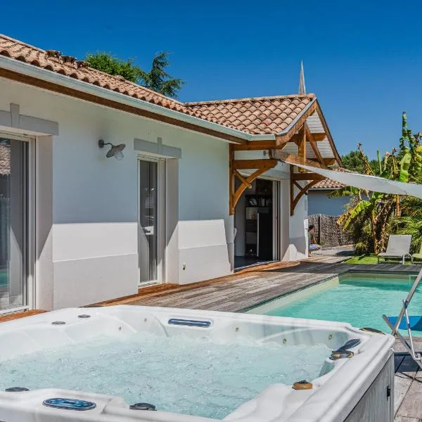 La villa Sirelis piscine et spa, hotel din Gujan-Mestras