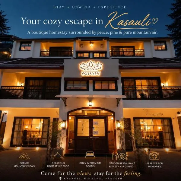 Whispering Heights, hotell i Kasauli