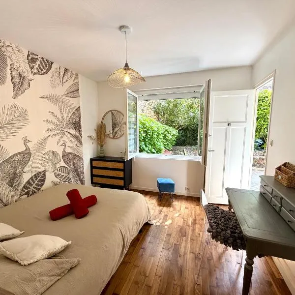 Le Gurvand - Appartement à la gare avec jardin, hotel Rennes-ben