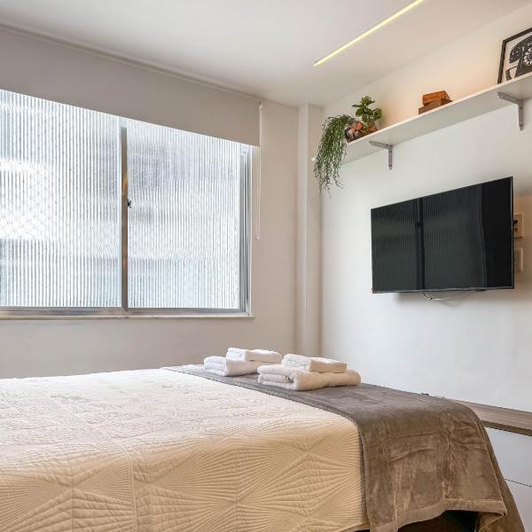 Copacabana - Apartamento com Ar condicionado na Quadra da Praia - Foto 5