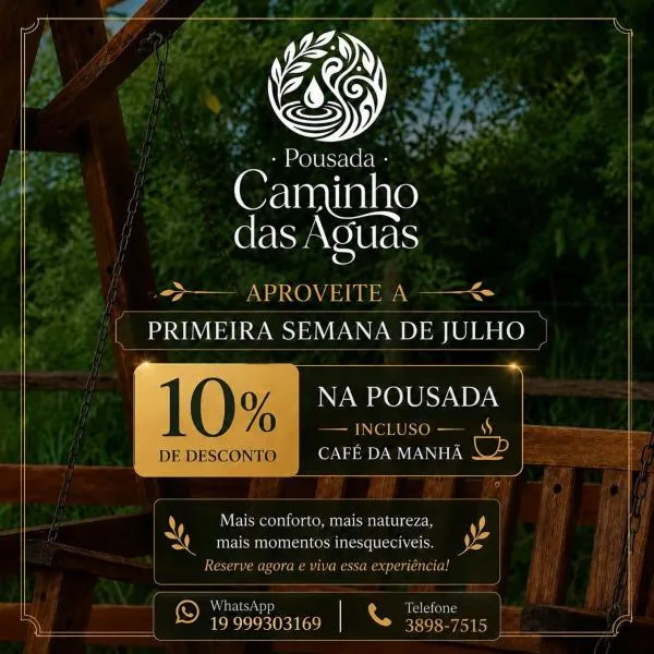 Pousada Caminho das Aguas, hotel en Lindóia