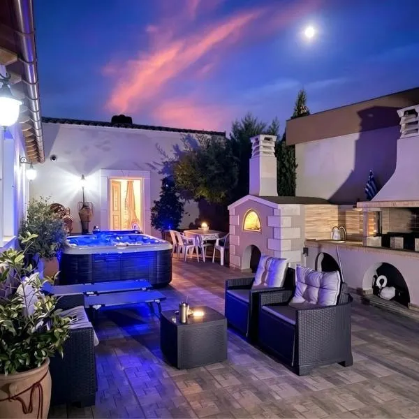 Villa Asterousia with Private Night Spa, BBQ & Lounge, hotel Stérnai városában