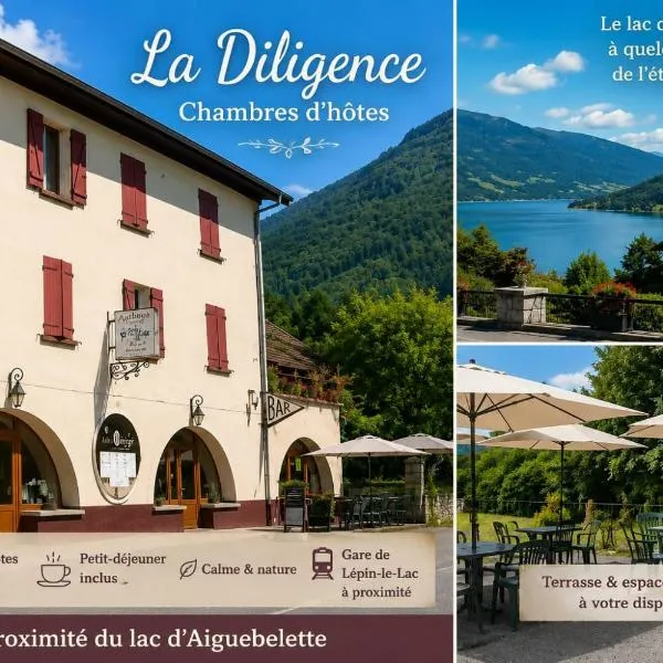 La Diligence, hotel in Lepin-le-Lac