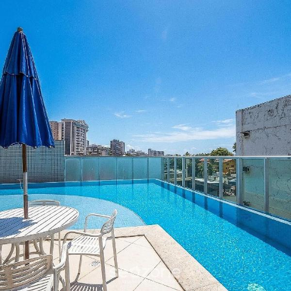 Apto em cond. c/ Piscina Vista Mar Ondina OON0607 - Foto 4