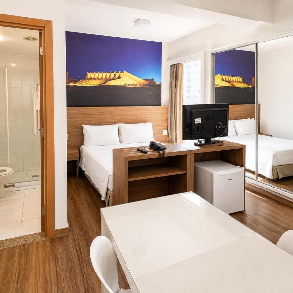 Flat no S4 Hotel em Águas Claras