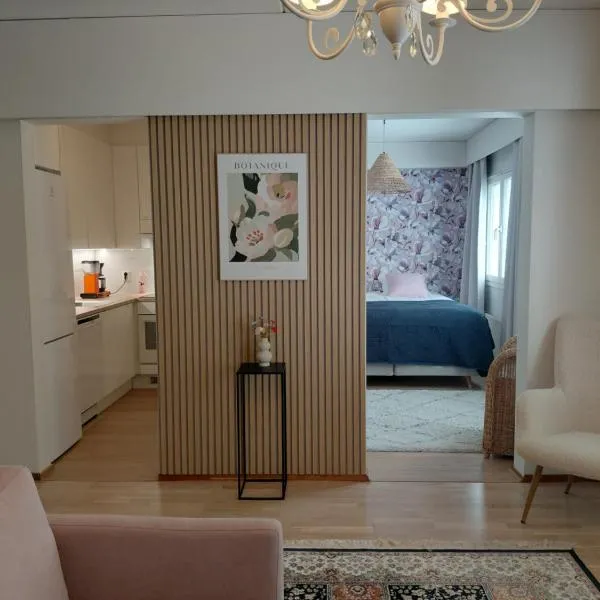 Puiston Helmi 1mh, oh k, sauna, parveke, hotel u Poriju